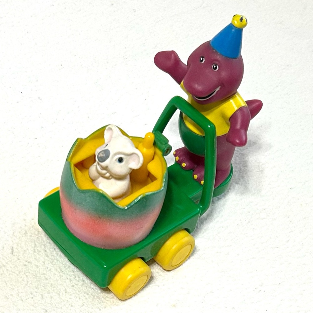 4/$20 Barney’s Great Adventure Push-Along Vehicles with Twinken Koala in Egg*